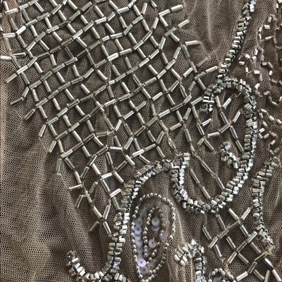 Blush & Silver Beaded Kimono - Picture 5 of 6